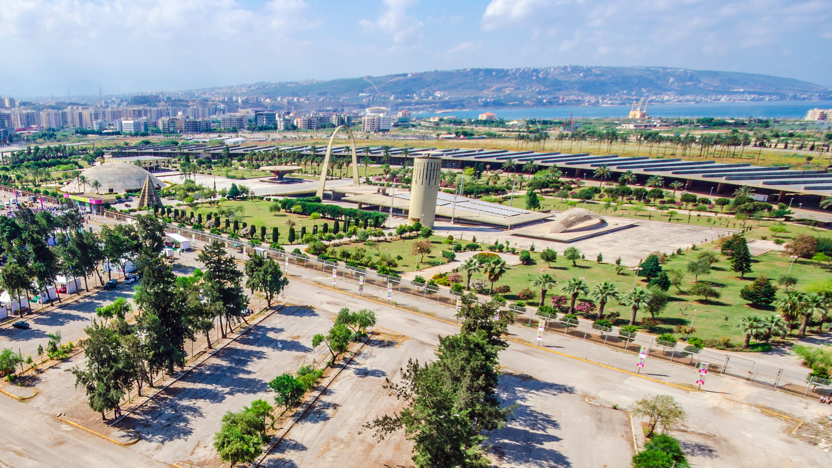 Oscar Niemeyer's Rachid Karami International Fair in Tripoli, Lebanon