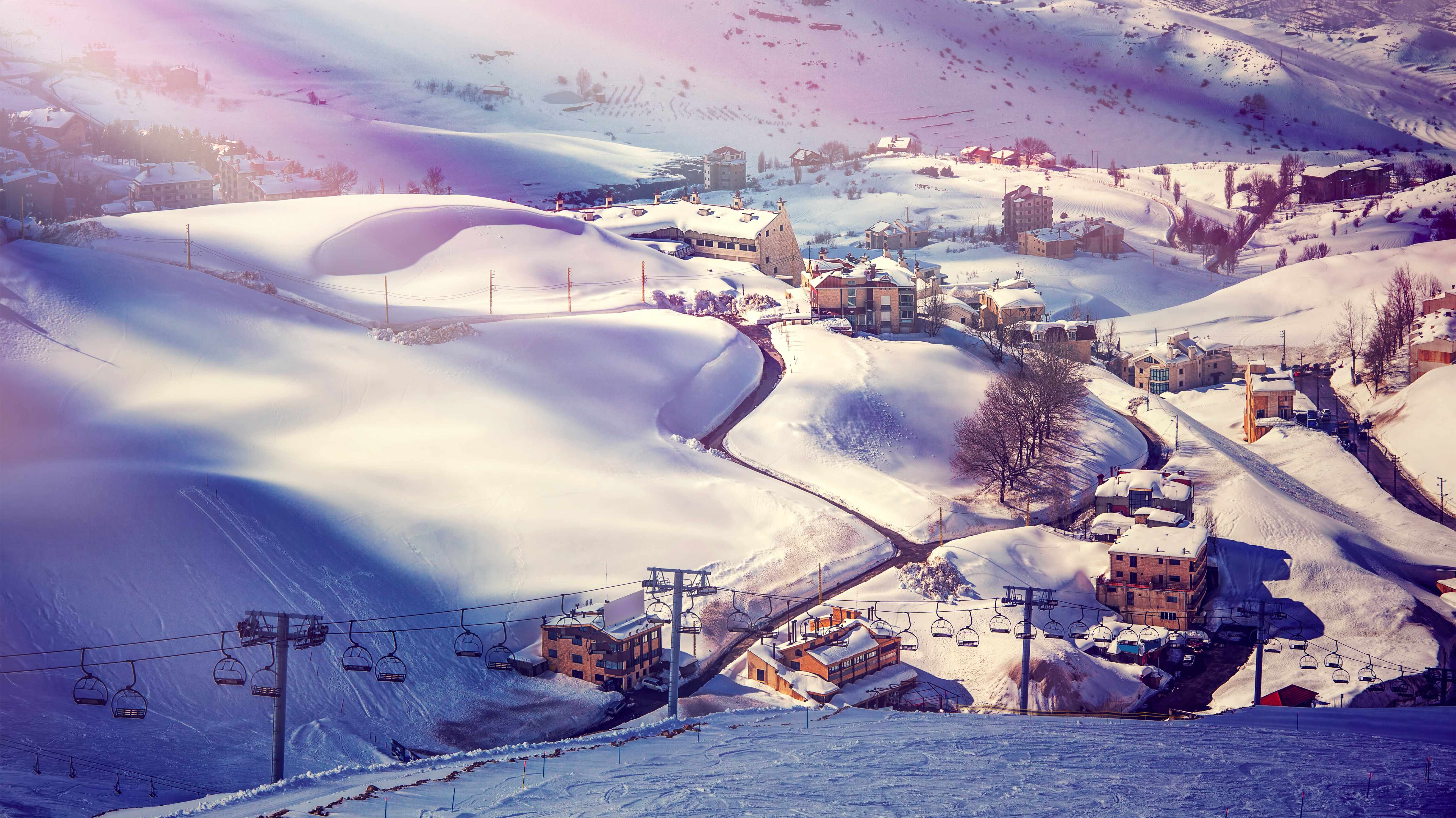 Faraya Mzaar Kfardebian - Ski resort in Lebanon